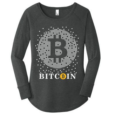 Bitcoin Women's Perfect Tri Tunic Long Sleeve Shirt