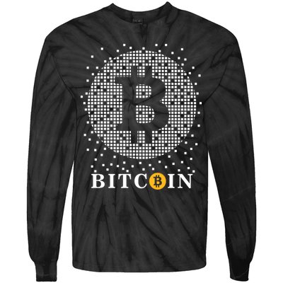 Bitcoin Tie-Dye Long Sleeve Shirt