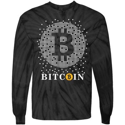 Bitcoin Tie-Dye Long Sleeve Shirt