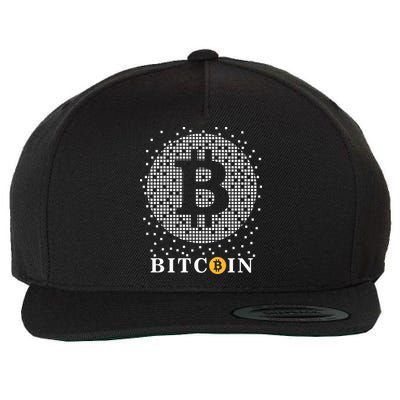 Bitcoin Wool Snapback Cap