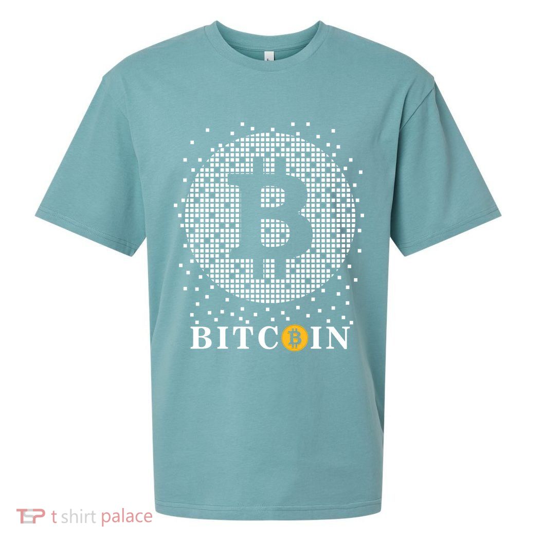 Bitcoin Sueded Cloud Jersey T-Shirt