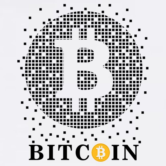 Bitcoin Garment-Dyed Sweatshirt
