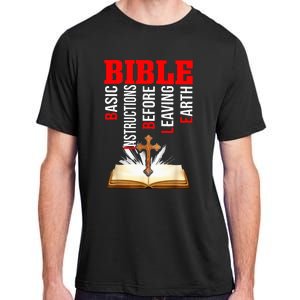 BIBLE Basic Instructions Before Leaving Earth Christian Adult ChromaSoft Performance T-Shirt