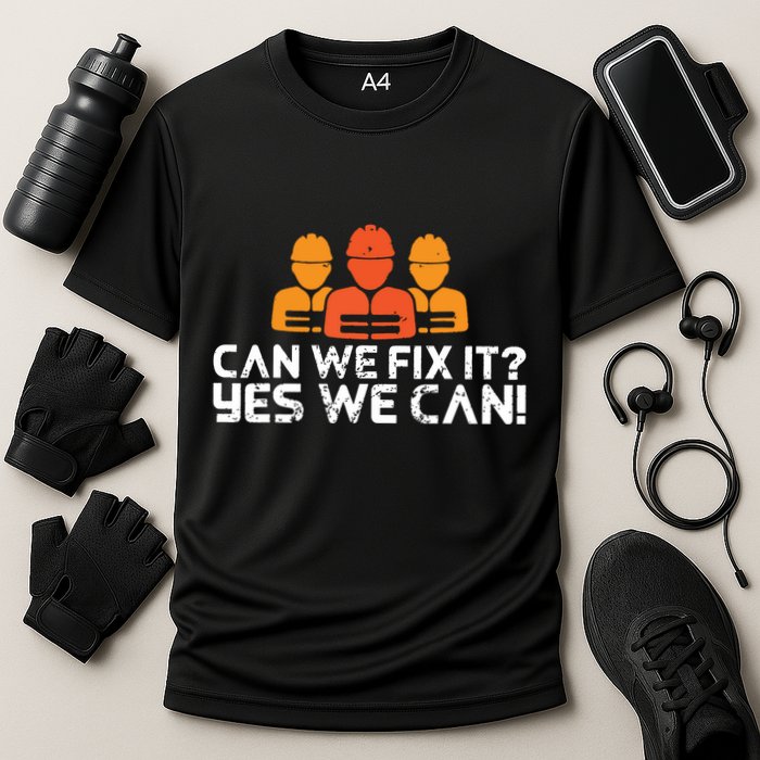 Bob Builder I Builder And Construction Worker Performance Shirt