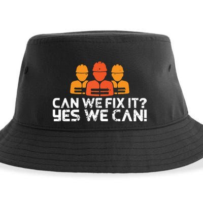 Bob Builder I Builder And Construction Worker Sustainable Bucket Hat