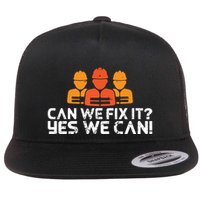 Bob Builder I Builder And Construction Worker Flatbill Hat
