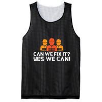 Bob Builder I Builder And Construction Worker Mesh Reversible Basketball Jersey Tank