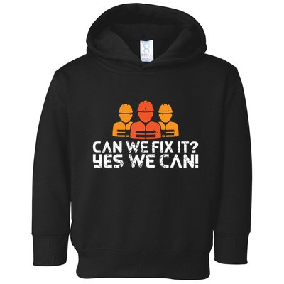 Bob Builder I Builder And Construction Worker Toddler Hoodie