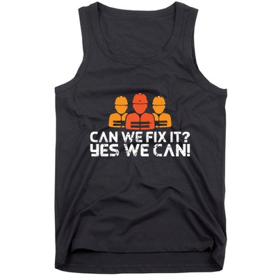 Bob Builder I Builder And Construction Worker Tank Top