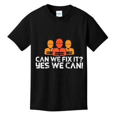 Bob Builder I Builder And Construction Worker Kids T-Shirt