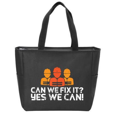 Bob Builder I Builder And Construction Worker Zip Tote Bag