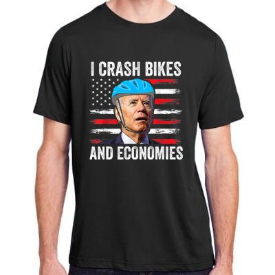 Biden Bicycle I Crash Bikes And Economies Adult ChromaSoft Performance T-Shirt