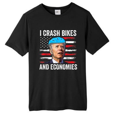 Biden Bicycle I Crash Bikes And Economies Tall Fusion ChromaSoft Performance T-Shirt