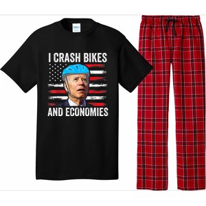 Biden Bicycle I Crash Bikes And Economies Pajama Set