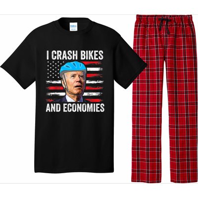 Biden Bicycle I Crash Bikes And Economies Pajama Set