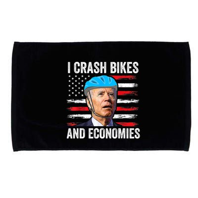 Biden Bicycle I Crash Bikes And Economies Microfiber Hand Towel