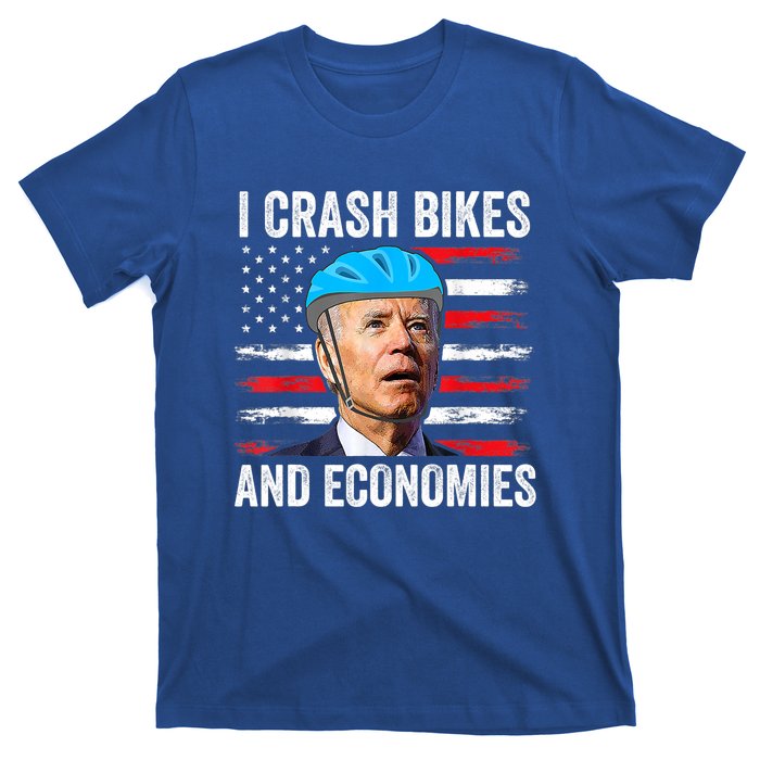 Biden Bicycle I Crash Bikes And Economies T-Shirt