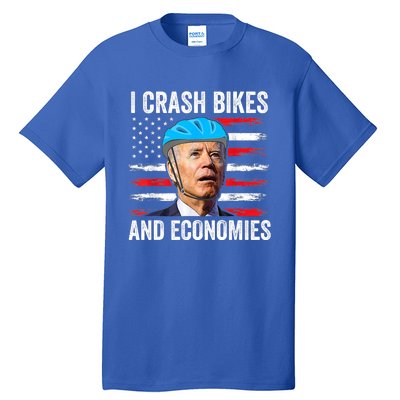 Biden Bicycle I Crash Bikes And Economies Tall T-Shirt