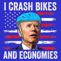 Biden Bicycle I Crash Bikes And Economies 16 in Basic Backpack
