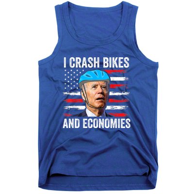 Biden Bicycle I Crash Bikes And Economies Tank Top