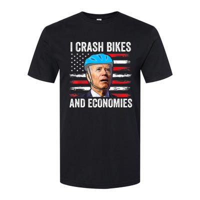 Biden Bicycle I Crash Bikes And Economies Softstyle CVC T-Shirt