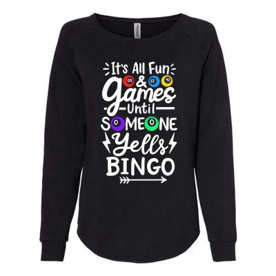 Bingo Womens California Wash Sweatshirt