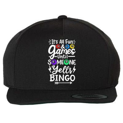 Bingo Wool Snapback Cap