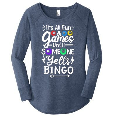 Bingo Women's Perfect Tri Tunic Long Sleeve Shirt