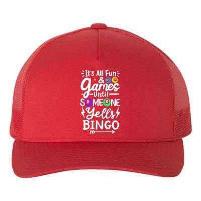 Bingo Yupoong Adult 5-Panel Trucker Hat