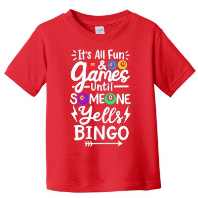 Bingo Toddler T-Shirt