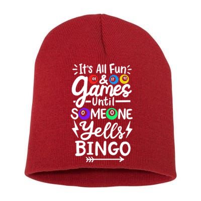 Bingo Short Acrylic Beanie