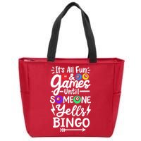 Bingo Zip Tote Bag