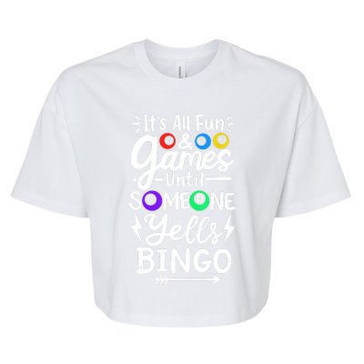 Bingo Bella+Canvas Jersey Crop Tee