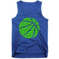 Basketball Ball Irish Shamrock Lucky Clover St Patrick's Day Gift Tank Top