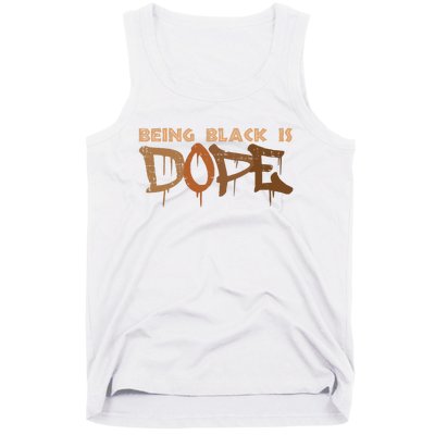 Being Black Is Dope History Month African American Tank Top