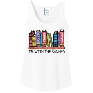 Banned Books I'm With The Banned Banned Books Reading Books Ladies Essential Tank