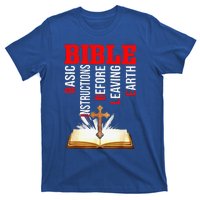 BIBLE Basic Instructions Before Leaving Earth Christian Gift T-Shirt