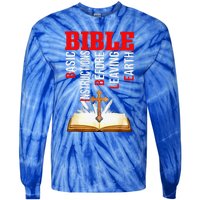 BIBLE Basic Instructions Before Leaving Earth Christian Gift Tie-Dye Long Sleeve Shirt