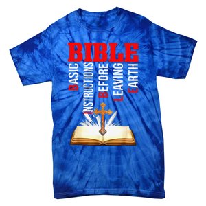 BIBLE Basic Instructions Before Leaving Earth Christian Gift Tie-Dye T-Shirt