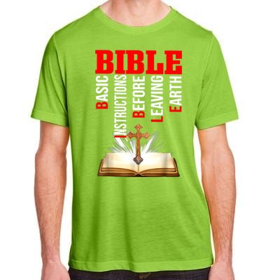 BIBLE Basic Instructions Before Leaving Earth Christian Adult ChromaSoft Performance T-Shirt