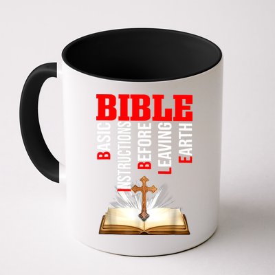 BIBLE Basic Instructions Before Leaving Earth Christian Mug