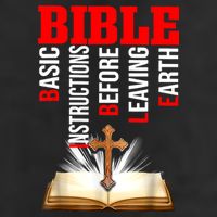 BIBLE Basic Instructions Before Leaving Earth Christian Golf Towel