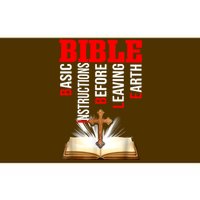 BIBLE Basic Instructions Before Leaving Earth Christian Bumper Sticker