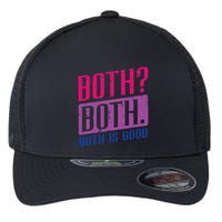 Bisexual Both Is Good Funny Bi Pride Flag Lgbtq Flexfit Unipanel Trucker Cap