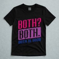 Bisexual Both Is Good Funny Bi Pride Flag Lgbtq T-Shirt