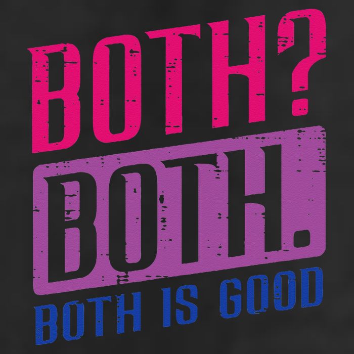 Bisexual Both Is Good Funny Bi Pride Flag Lgbtq Adult Drive Performance Visor