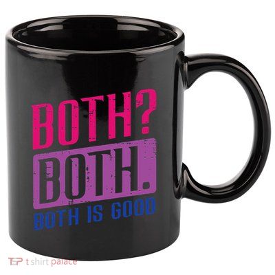 Bisexual Both Is Good Funny Bi Pride Flag Lgbtq 11oz C Handle Ceramic Mug