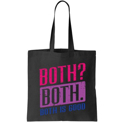 Bisexual Both Is Good Funny Bi Pride Flag Lgbtq Bag