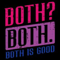 Bisexual Both Is Good Funny Bi Pride Flag Lgbtq Pom Pom 12in Knit Beanie