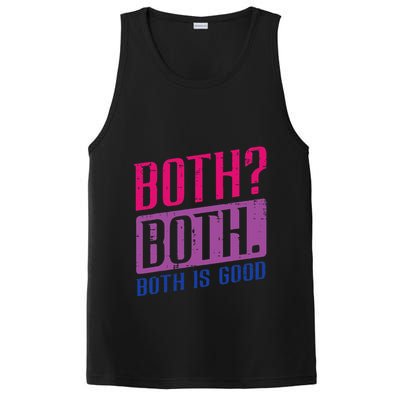 Bisexual Both Is Good Funny Bi Pride Flag Lgbtq PosiCharge Competitor Tank
